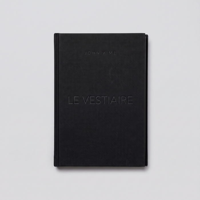 Le Vestiaire — e-book PDF, vue de face — John x Me