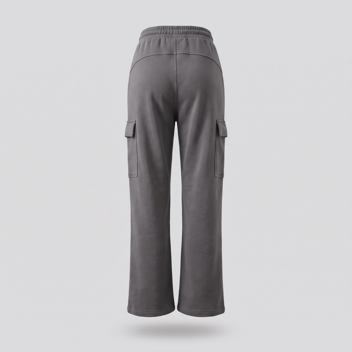 Jogging cargo, gris fer, vue de dos — John x Me