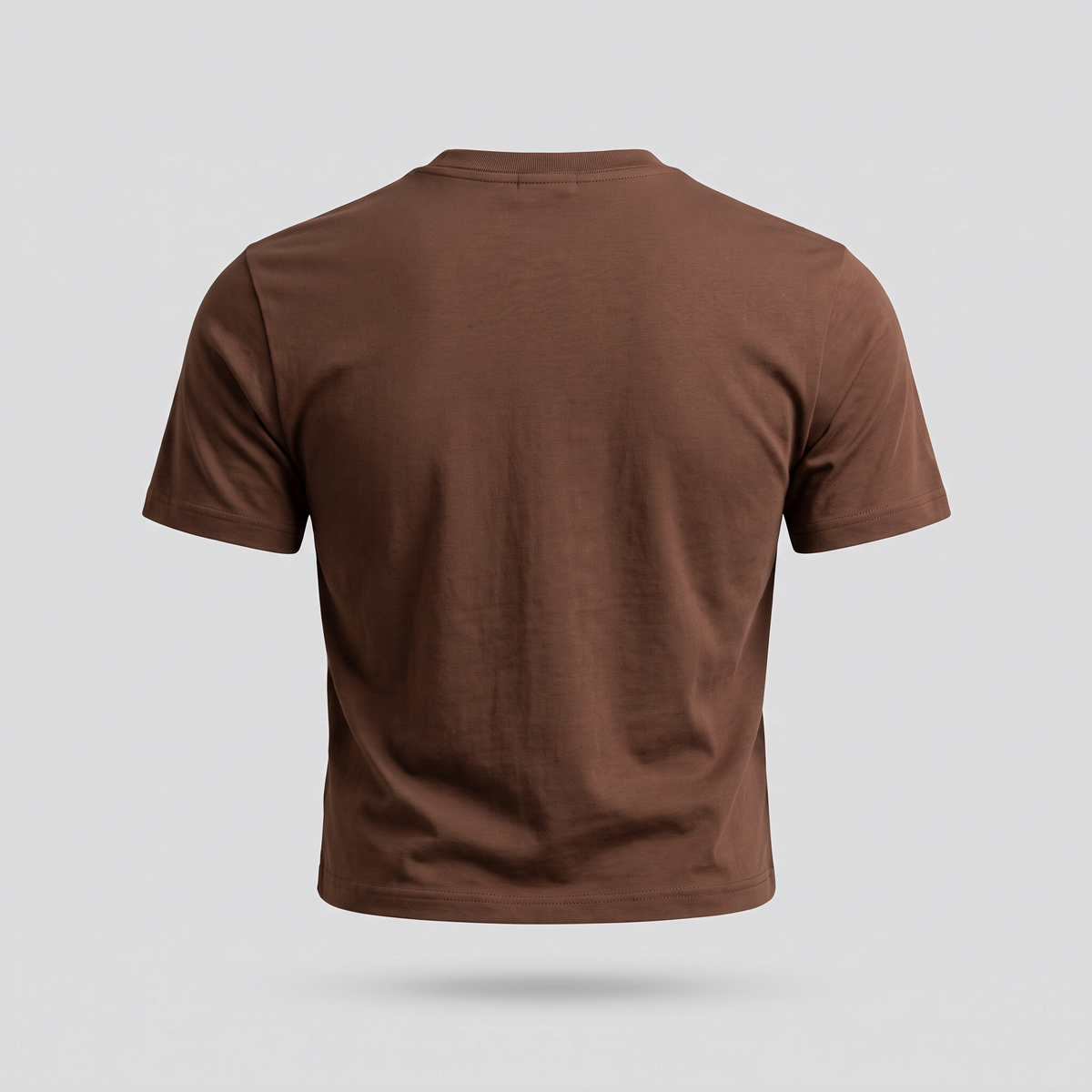 T-shirt slim, brun, vue de dos — John x Me